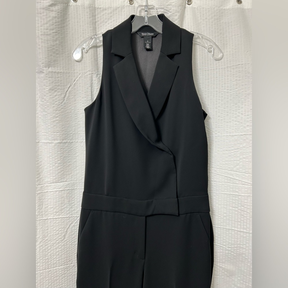 NWOT WHBM Tuxedo jumpsuit black size 0 - Picture 7 of 10